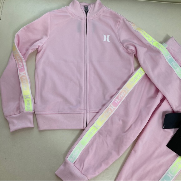 Hurley girl cute neon pink pants set 2271 - Picture 4 of 5